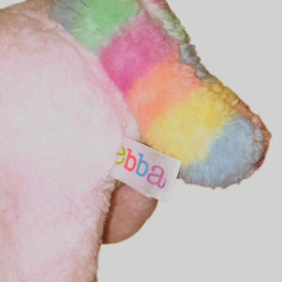 2020 Aurora World Ebba Pink Rainbow Unicorn Plush Toy Stuffed Animal 11” - Picture 5 of 5